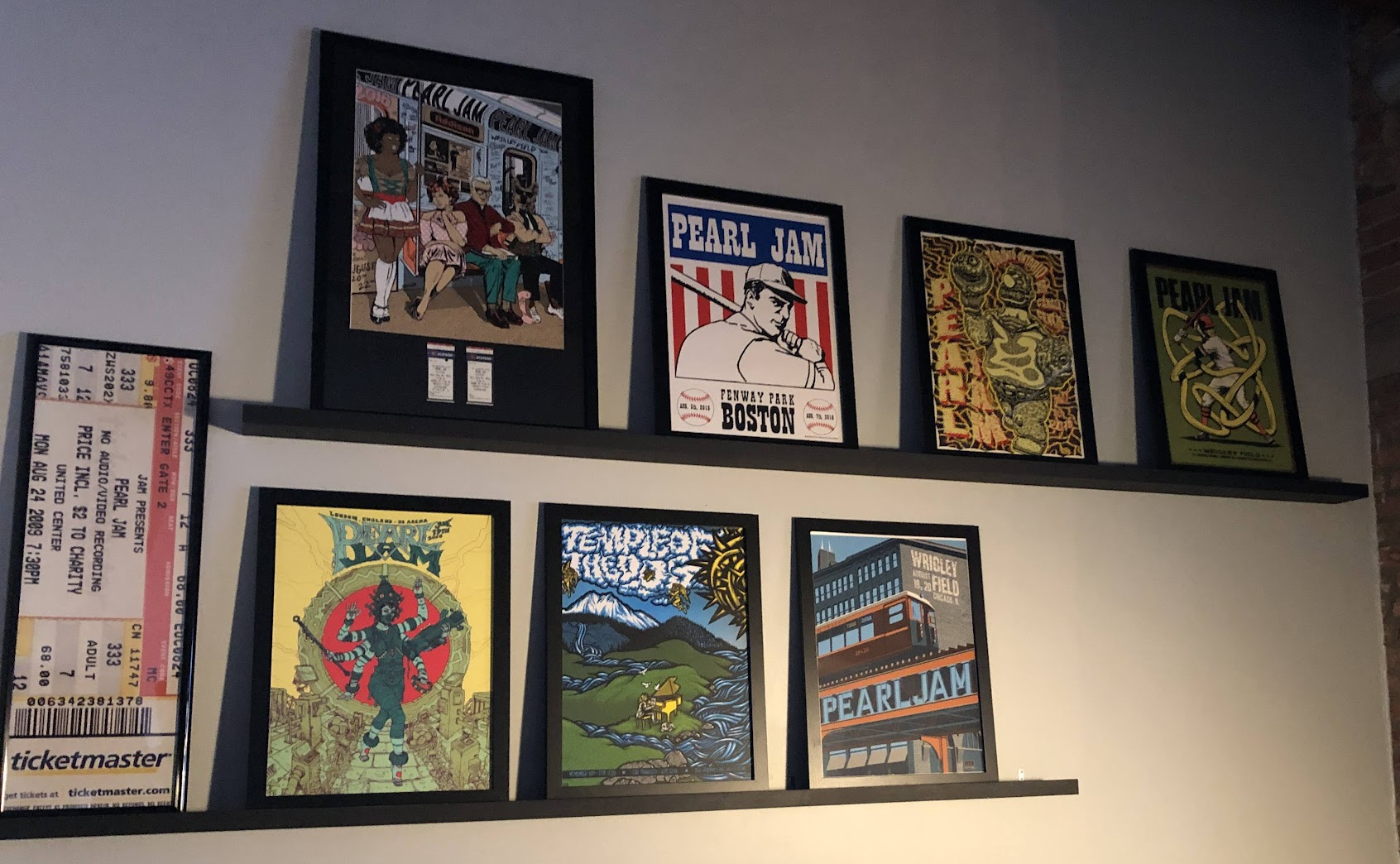 Concert poster wall thumbnail
